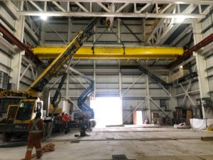 Double Girder Crane Installation on site