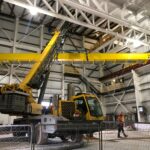 Double Girder Crane Installation positioning