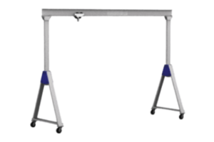 gorbel adjustable height aluminum gantry crane