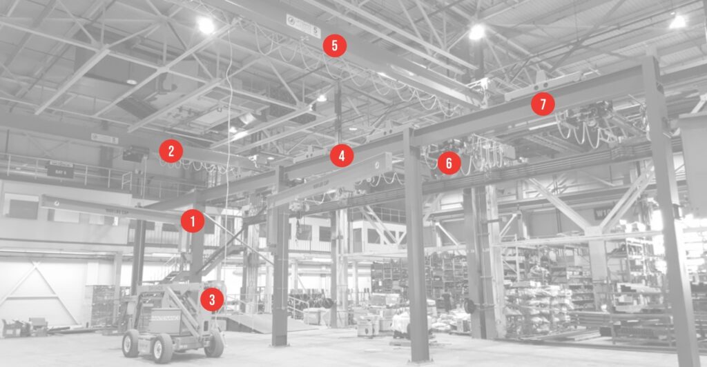 Cranes image map