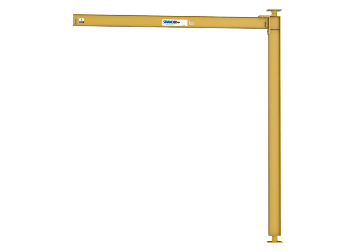 Spanco 200 Series Mast Style Jib Cranes Liftsafe Engineering & Service Group