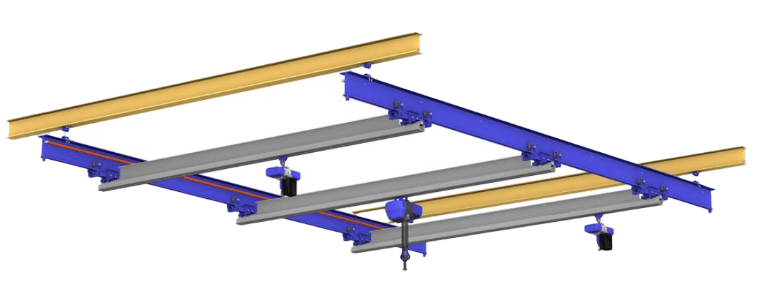 hybrid ceiling mounted work station crane NoBG