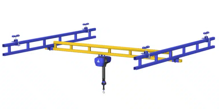 Gorbel ceiling mounted bridge crane