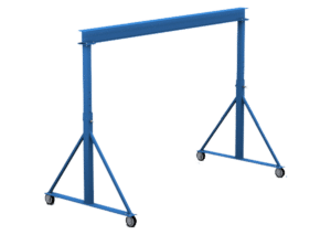 Gorbel adjustable height steel gantry crane