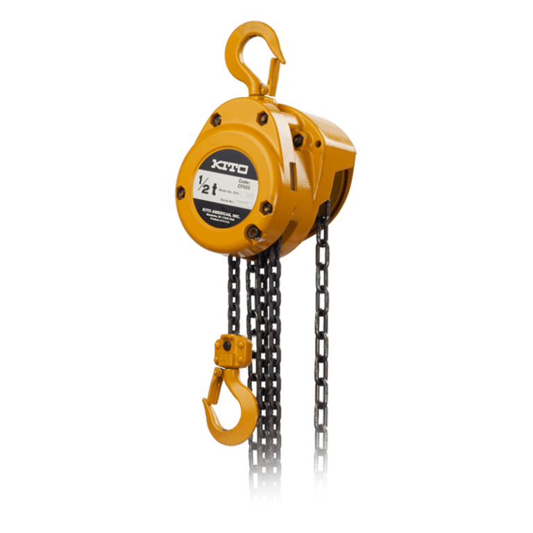 Kito CF series manual hand chain hoists