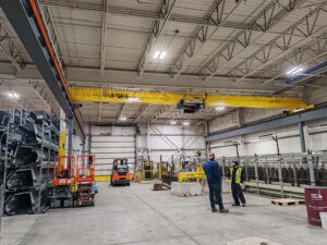 Fast Track Overhead Crane Installation for Automotive Manufacturer (2)