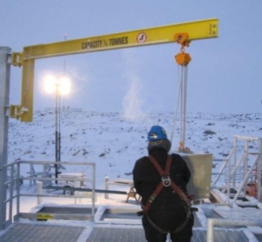 img gallery 1 4 Ton Outdoor Jib Crane 01 One Fourth Ton Outdoor Jib Crane gallery 01